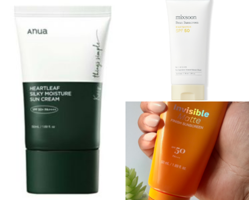 🌞 Sunscreens cover photo collage