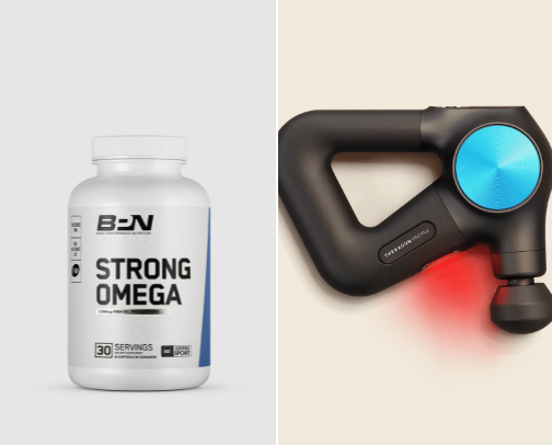 What you find in my house & gym that I use for workout recovery cover photo collage