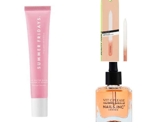 What's in my handbag pouch cover photo collage