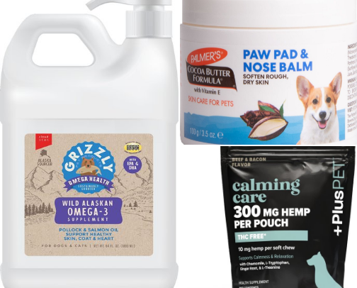 Dog mum necessities cover photo collage