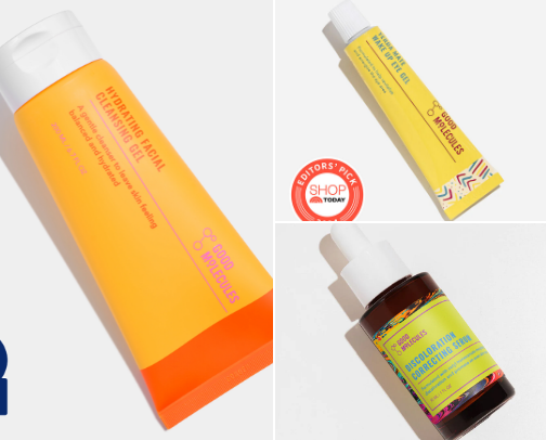 Skin care cover photo collage