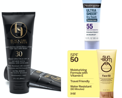 I Tried 25 Sunscreens to Find Ones That Don't Ghost My Brown Skin cover photo collage