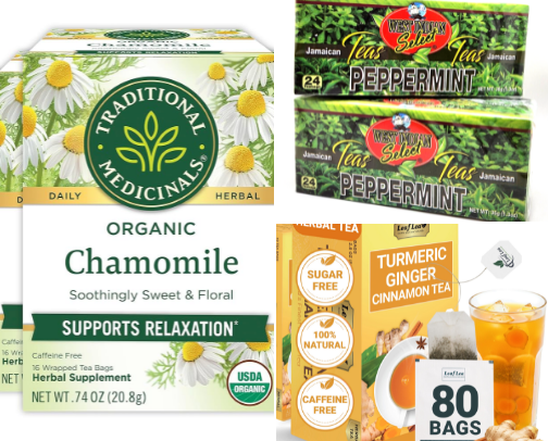 Top must have teas in my kitchen cover photo collage