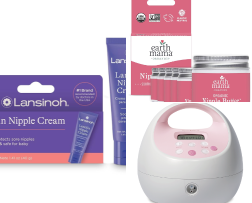 Breastfeeding must haves! 🍼✨ cover photo collage