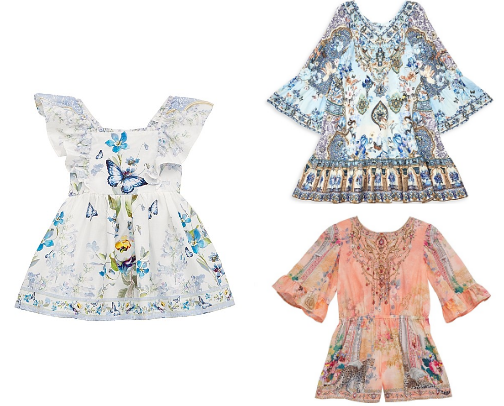 Little Girls Fashion Walk cover photo collage
