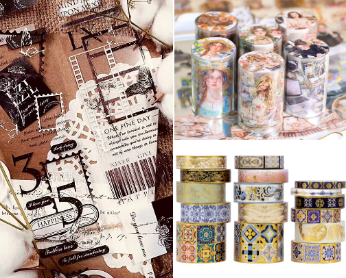 Washi and PET Tapes Recommendation for Journaling cover photo collage