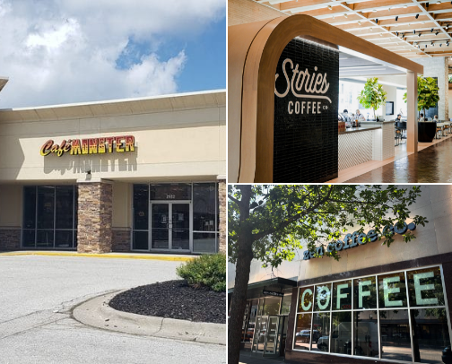 local Omaha caffeine plugs 🔌 ☕️ cover photo collage
