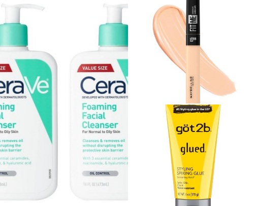 “Glow-Up Essentials for Teens (No Makeup-Makeup Look 💅✨)” cover photo collage