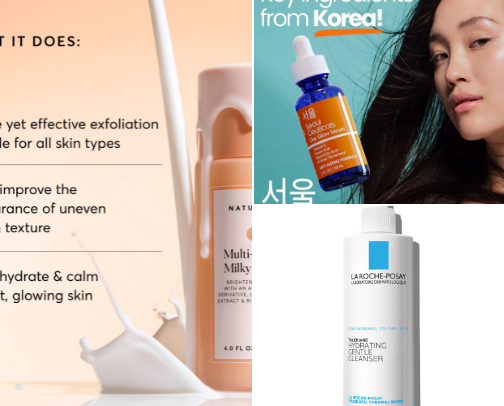 Affordable and effective skincare products for glowing skin ✨ cover photo collage