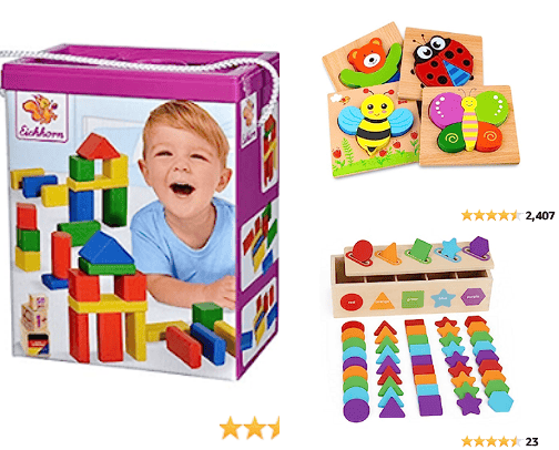 🪇Montessori toys for children-🥳 Amazon🥳 cover photo collage