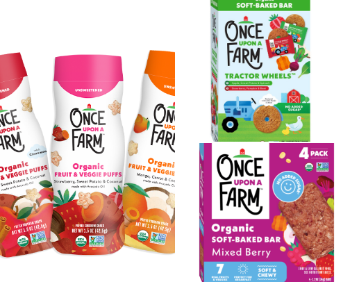 Favorite snacks for little ones cover photo collage