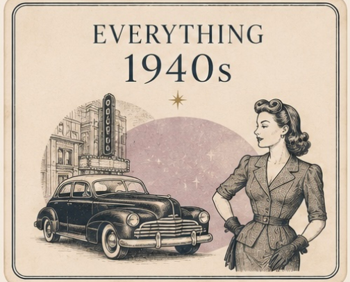 Everything 1940s cover photo collage