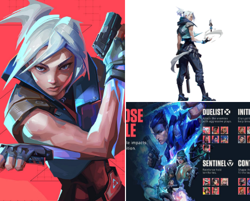 Valorant cover photo collage