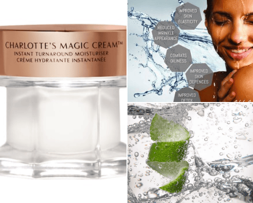 Hydration by skin type! cover photo collage