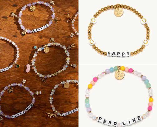 Little Words Project - The Original Word Bracelets 💖 cover photo collage