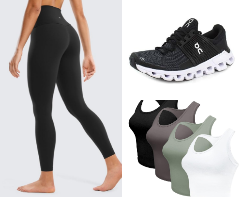 Strength, not size, workout essentials for all bodies, and all workouts! cover photo collage