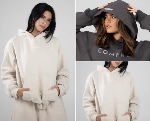 Comfortable Sweat sets cover photo collage