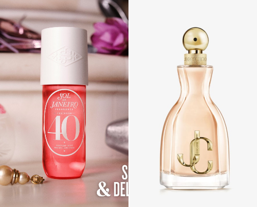 Scents 🌺🍑🥥 cover photo collage
