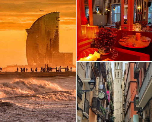 Barcelona in Style: Where to Eat, Stroll & Chill cover photo collage