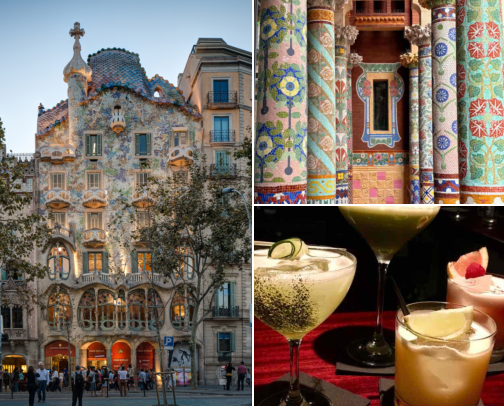 Barcelona in Style: Where to Eat, Stroll & Chill cover photo collage