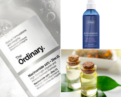 help for acne and problematic skin💕 cover photo collage