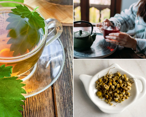 Herbal magical teas☕️🌿 cover photo collage