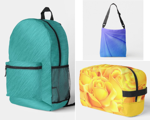 Bags By Color cover photo collage
