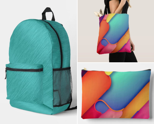 Bags By Color cover photo collage