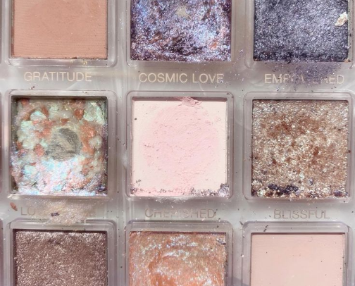 Glowing Goddess Make-up cover photo collage