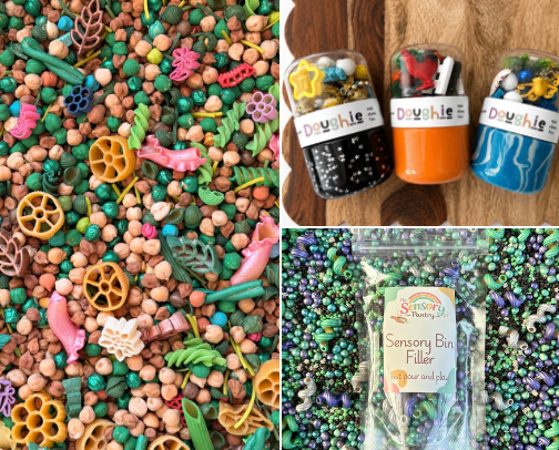 Play & Feel Sensory Finds cover photo collage