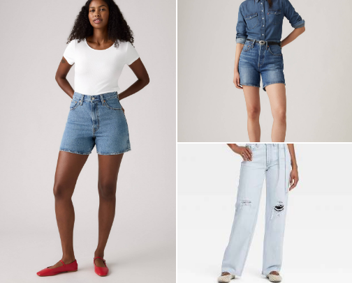 Clothing cover photo collage