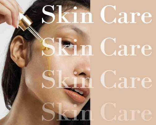 Skin care cover photo collage