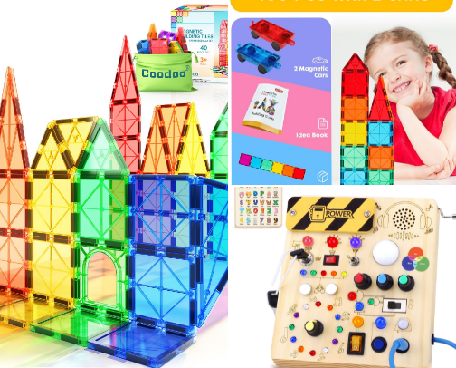 Toddler toys cover photo collage