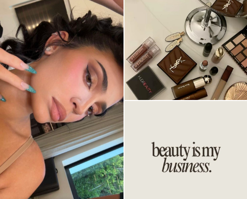 ✨ “Face Perfection: My Go-To Makeup Heroes cover photo collage