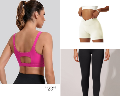 Amazon workout clothes/gear🏋️‍♀️🏃🏼‍♀️💪🏻 cover photo collage