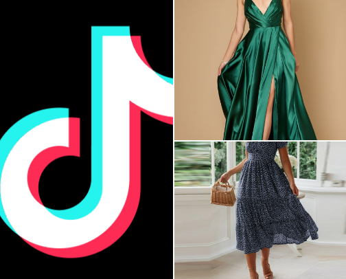 TikTok shop Now cover photo collage