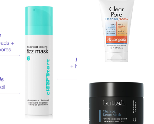 “Filters are great, but great skin is better.” cover photo collage