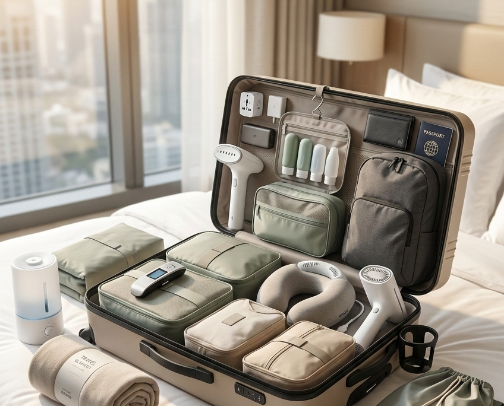 Travel Essentials✈️ cover photo collage