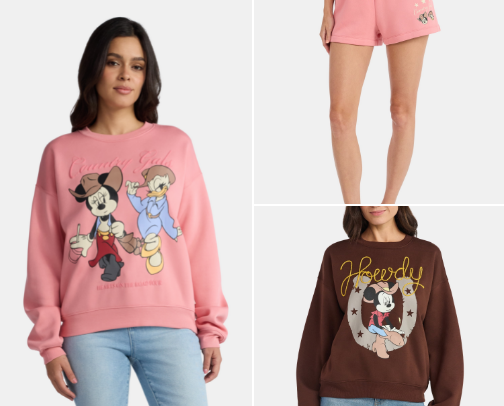 Mickey and friends Wild West cover photo collage