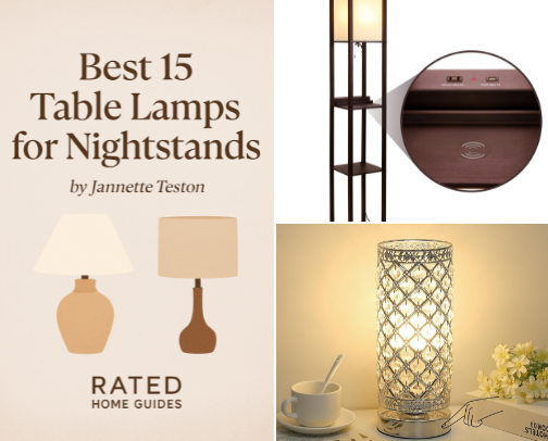 Best 15 Table Lamps For Nightstands 2025 cover photo collage