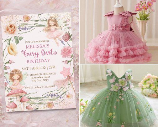 Fairy-Themed First Birthday: Cute & Beautiful Party Ideas cover photo collage