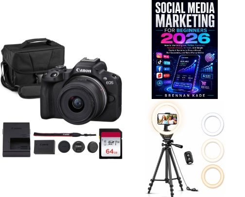 Content Creator 🎬 cover photo collage