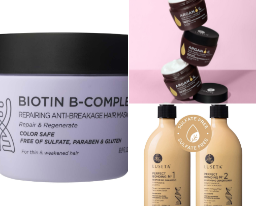 Curly haircare cover photo collage