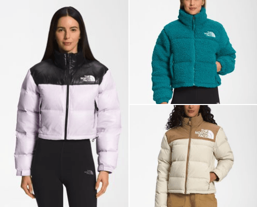 North Face puffers- jackets💫 cover photo collage