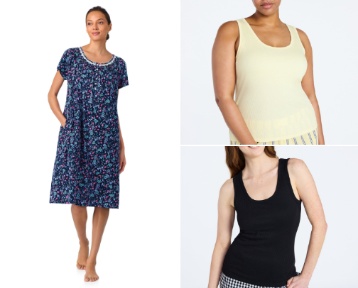 All things comfy and clothing... cover photo collage