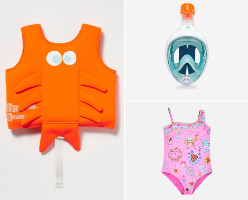 SAFE and Fun Beach Gear for Toddlers and Kids cover photo collage