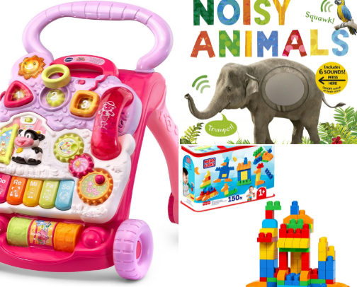 The Toys My 1 Year Old Actually Plays With cover photo collage
