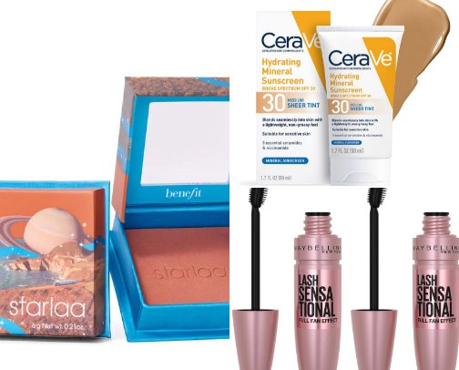 My Everyday Beauty Products cover photo collage