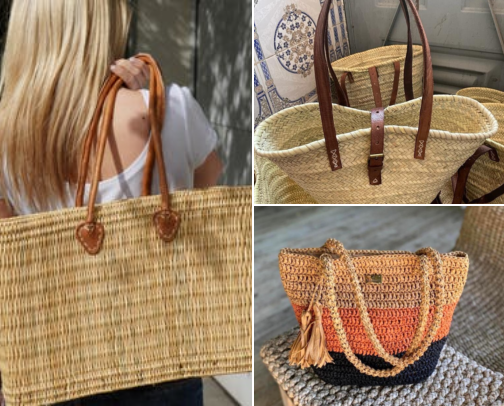 Woven Baskets and Natural Totes I Bring to Every Beach Trip cover photo collage