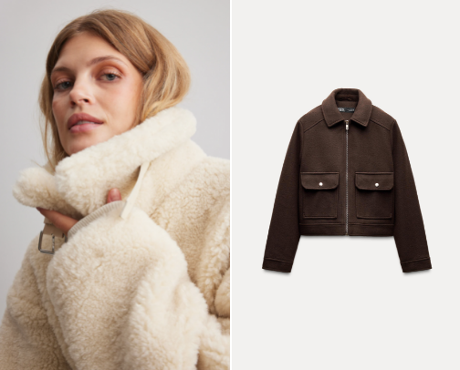 Cozy jackets cover photo collage